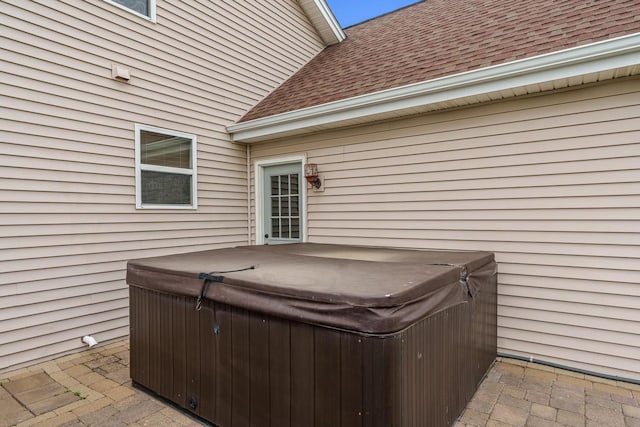 850 E Mckearn Ln, Beloit, WI 53511 - wooden deck featuring a hot tub and a patio