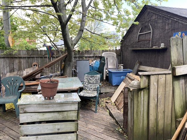 3060 N Buffum St Unit 3060A, Milwaukee, WI 53212 - view of wooden terrace
