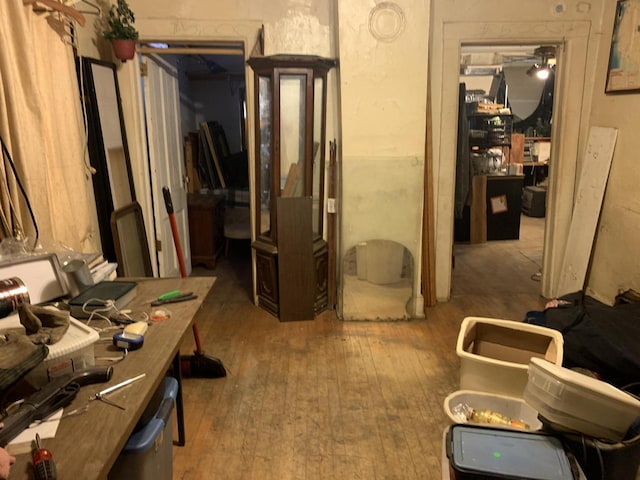 3060 N Buffum St Unit 3060A, Milwaukee, WI 53212 - miscellaneous room featuring hardwood / wood-style flooring