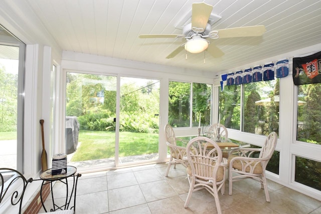 4729 James Ave, Wind Point, WI 53402 - sunroom featuring tile patterned floors