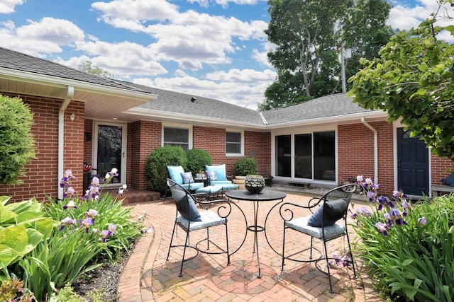 4729 James Ave, Wind Point, WI 53402 - view of patio with an outdoor living space