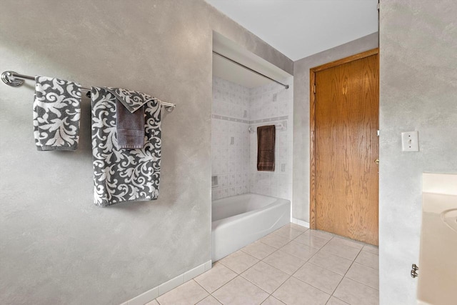 6500 S 121st St, Franklin, WI 53132 - bathroom with tile patterned floors