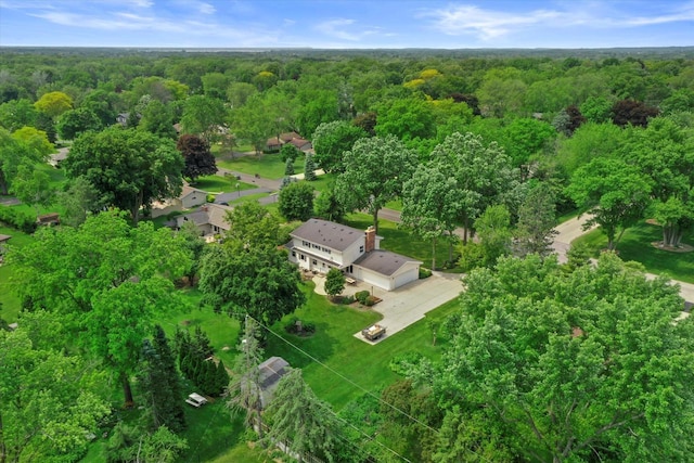 6500 S 121st St, Franklin, WI 53132 - bird's eye view of a heavily wooded area