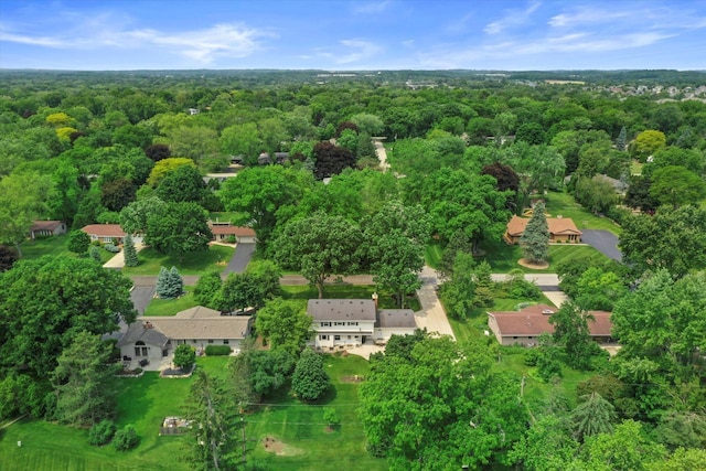 6500 S 121st St, Franklin, WI 53132 - aerial view of property's location featuring a heavily wooded area