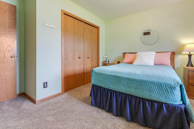 431 Ridgeway Dr, Brillion, WI 54110 - carpeted bedroom featuring a closet