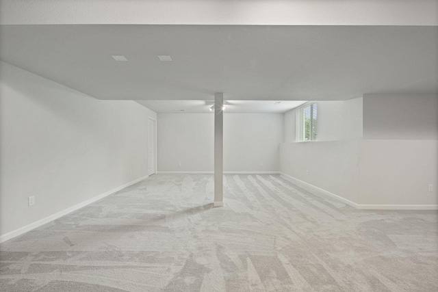 7949 W Oakwood Way, Franklin, WI 53132 - below grade area featuring carpet flooring and baseboards
