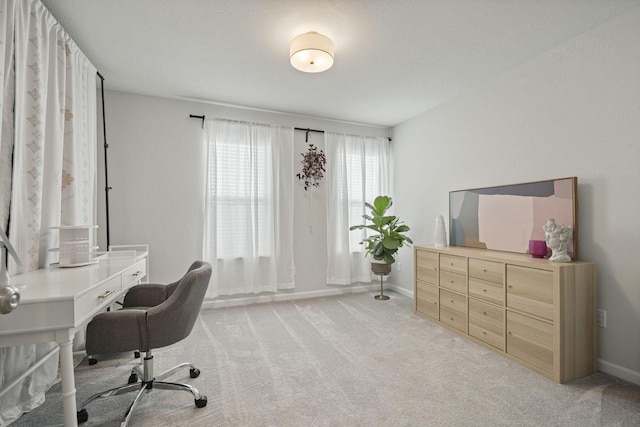7949 W Oakwood Way, Franklin, WI 53132 - office area featuring light colored carpet and baseboards