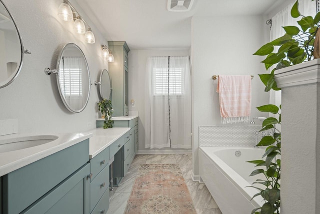 7949 W Oakwood Way, Franklin, WI 53132 - bathroom with vanity and a bath