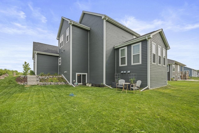 7949 W Oakwood Way, Franklin, WI 53132 - back of house with a lawn