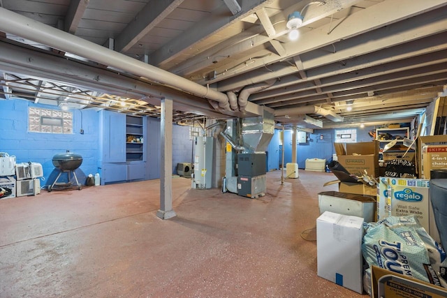 3715 N 2nd St, Milwaukee, WI 53212 - below grade area with gas water heater and heating unit