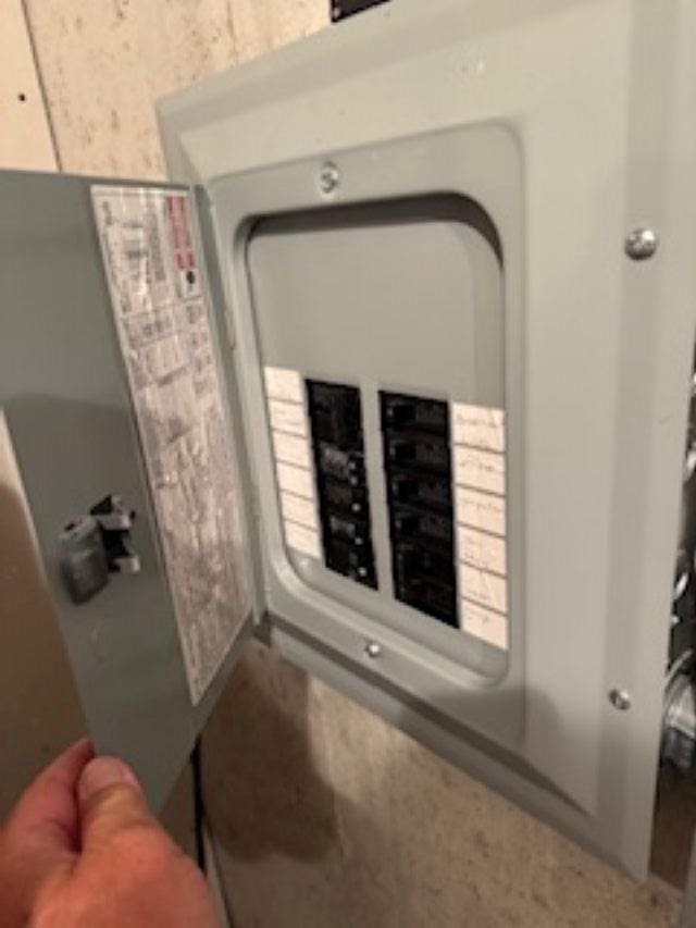 1064 Sunny Ridge Cir, Nekoosa, WI 54457 - utility room featuring electric panel