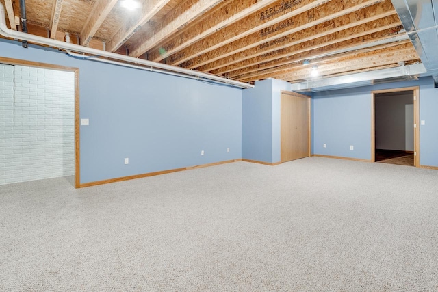 7942 Williamsburg Ct Unit 101, Bristol, WI 53104 - finished basement featuring baseboards and carpet floors