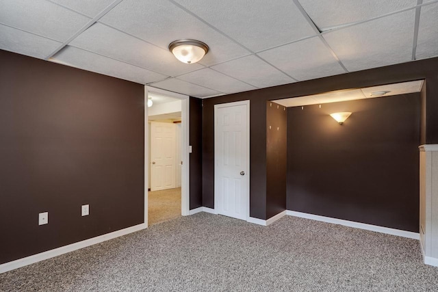 3202 34th St, South Street, La Crosse, WI 54601 - unfurnished bedroom with carpet flooring and a paneled ceiling