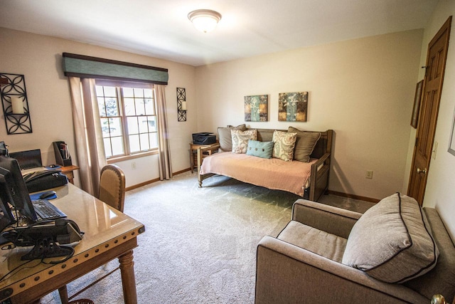 120 Wind Sail Ct, Random Lake, WI 53075 - office space with baseboards and light carpet