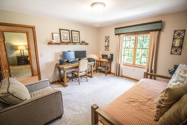 120 Wind Sail Ct, Random Lake, WI 53075 - office with light carpet and baseboards