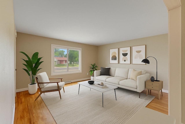3918 W Hampton Ave, Milwaukee, WI 53209 - living area featuring light wood-style floors