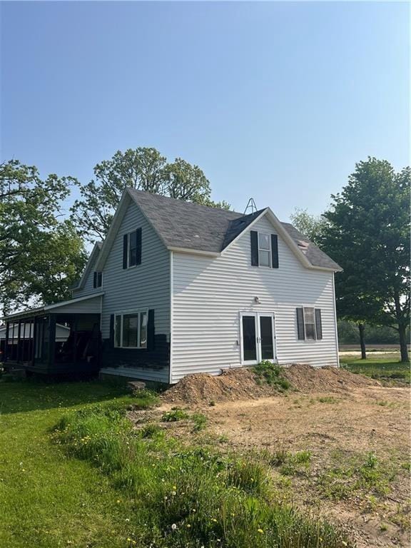 N6894 690th St, Menomonie, WI 54751 - rear view of property with a yard