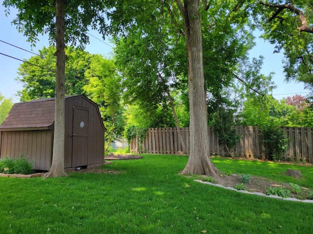 720 De Clark St, Beaver Dam, WI 53916 - view of yard with a storage shed
