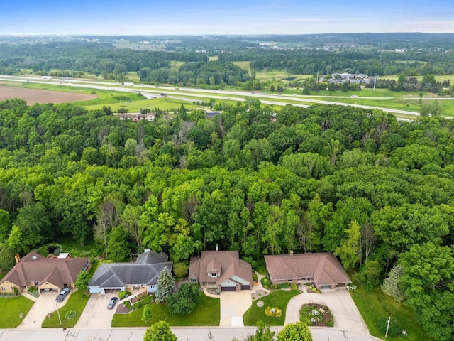2510 Hillside Heights Dr, Green Bay, WI 54311 - view of property location with a heavily wooded area