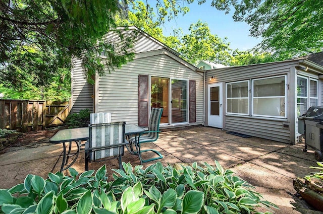 2813 Regent St, Madison, WI 53705 - view of patio / terrace featuring grilling area and a gate