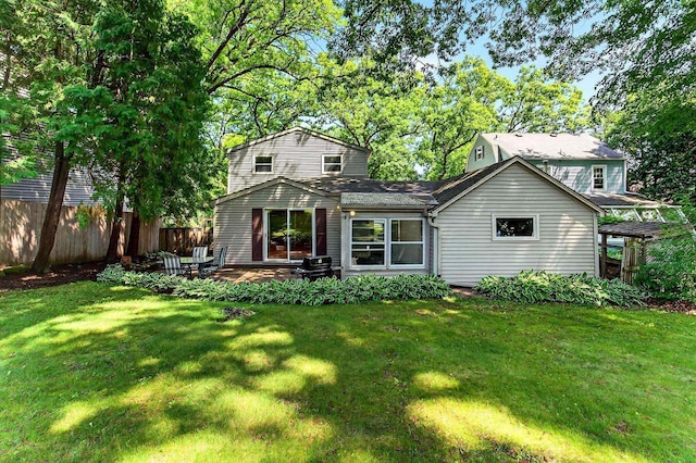2813 Regent St, Madison, WI 53705 - rear view of property with a patio