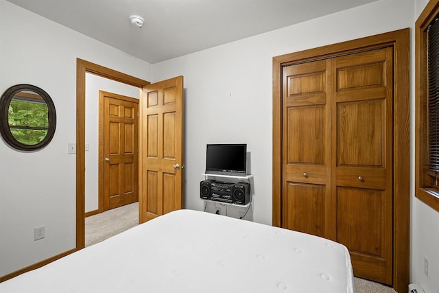 N12757 Rivers Meet Dr, Athelstane, WI 54104 - bedroom featuring light colored carpet and a baseboard heating unit