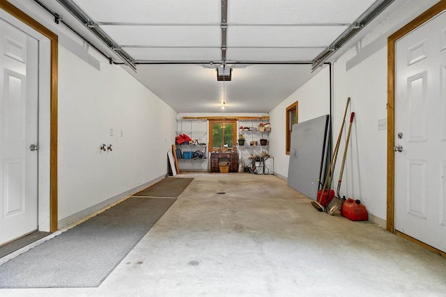 N12757 Rivers Meet Dr, Athelstane, WI 54104 - garage with a garage door opener