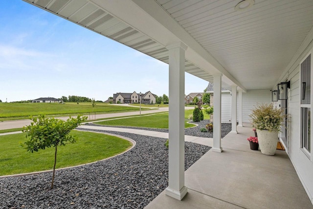7205 N Trinity Ct, Appleton, WI 54913 - view of patio with a residential view