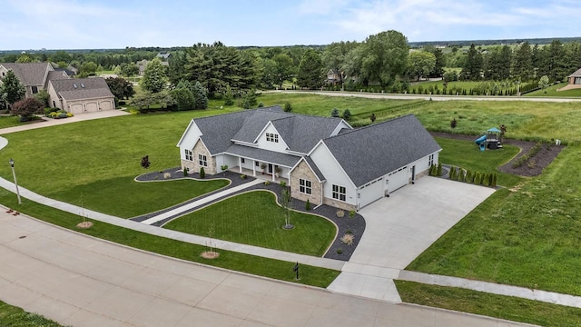 7205 N Trinity Ct, Appleton, WI 54913 - aerial view of property and surrounding area