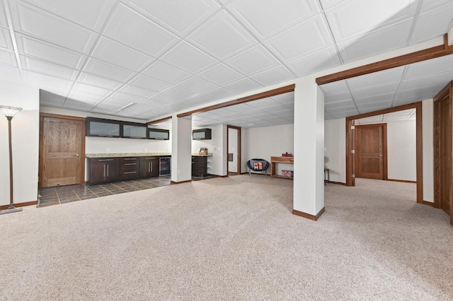 20750 Chadwick Ln, Brookfield, WI 53045 - finished below grade area featuring baseboards and carpet flooring