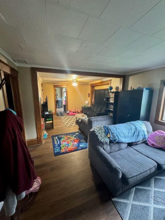 1820 Plymouth St, Oshkosh, WI 54901 - living room featuring wood finished floors