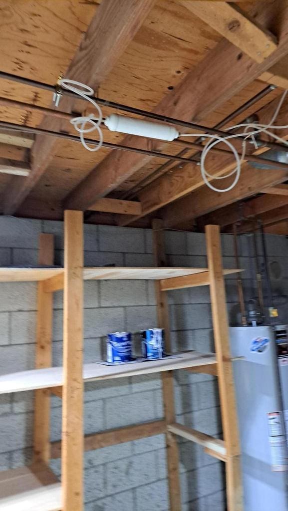 752 Imperial Ct Unit 754, West Bend, WI 53095 - storage room with water heater