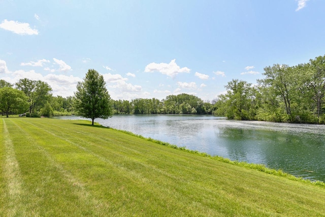 12929 N Colony Dr, Mequon, WI 53097 - water view featuring a forest
