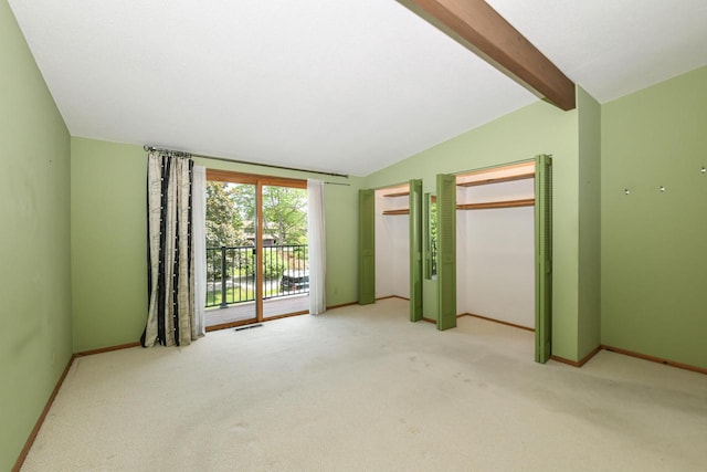 12929 N Colony Dr, Mequon, WI 53097 - unfurnished bedroom featuring carpet and access to exterior