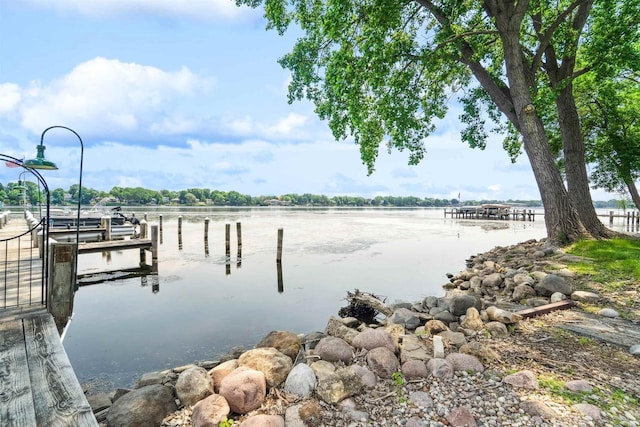 2213 Sunrise Dr, Appleton, WI 54914 - dock with a water view
