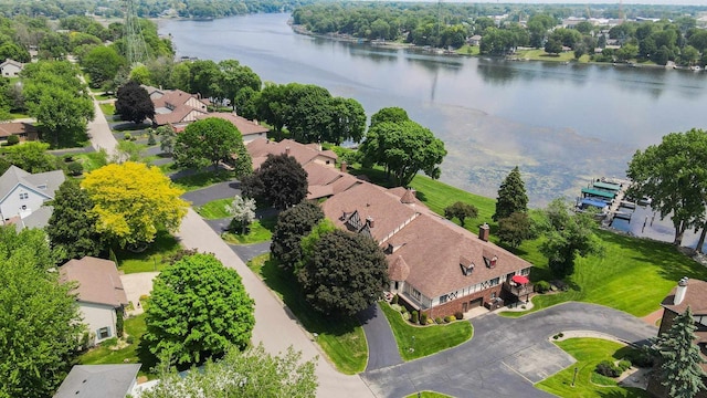 2213 Sunrise Dr, Appleton, WI 54914 - aerial perspective of suburban area with a large body of water