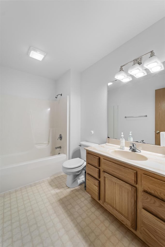 15 Naylor Cir, Madison, WI 53719 - full bath with vanity, tub / shower combination, and tile patterned floors