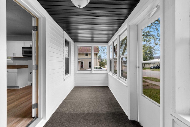 206 W Willow St, Bear Creek, WI 54922 - unfurnished sunroom featuring healthy amount of natural light