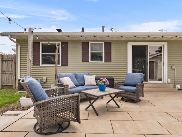 328 W Wilson St, Valders, WI 54245 - view of patio with an outdoor hangout area
