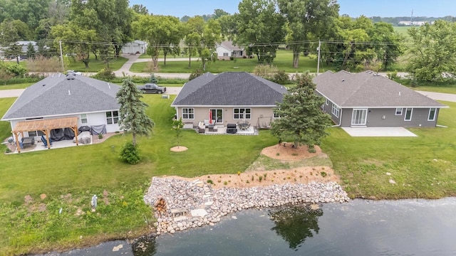 5090 N Milkweed Trl, Appleton, WI 54913 - view from above of property featuring a nearby body of water