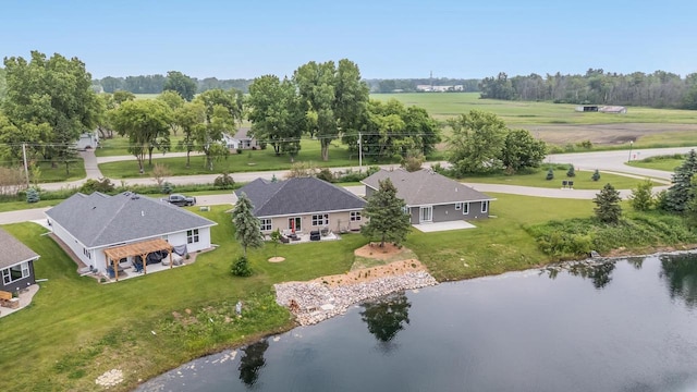 5090 N Milkweed Trl, Appleton, WI 54913 - aerial view of property and surrounding area featuring a nearby body of water and a tree filled landscape