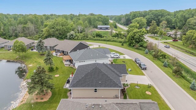 5090 N Milkweed Trl, Appleton, WI 54913 - drone / aerial view of a large body of water