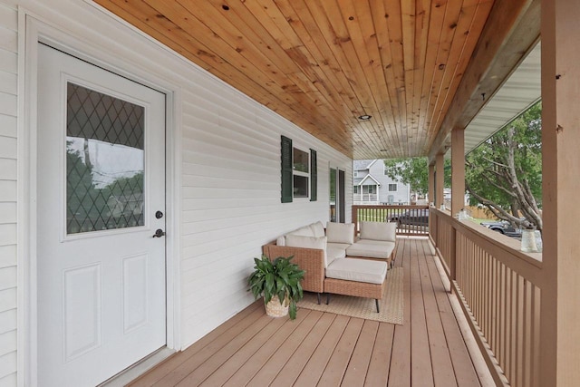 228 N Pleasant Ave, Jefferson, WI 53549 - porch featuring outdoor lounge area
