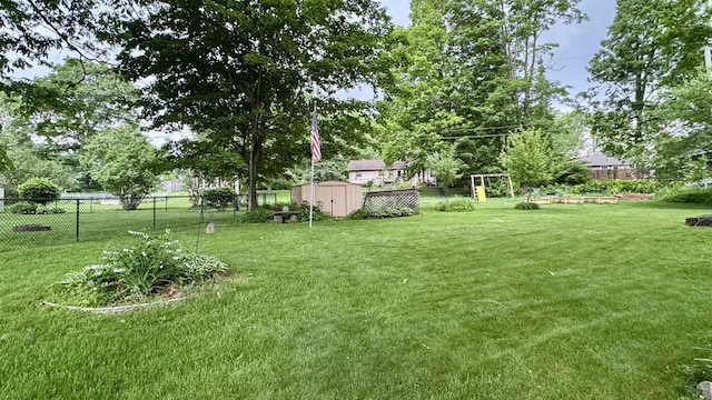 3218 N 13th St, Wausau, WI 54403 - view of yard featuring a storage shed