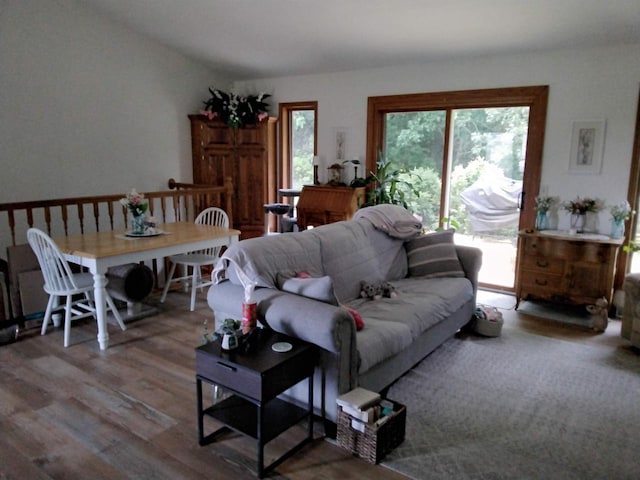 W5211 Fern Ave, Montello, WI 53949 - living room with wood finished floors