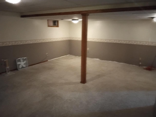 W5211 Fern Ave, Montello, WI 53949 - finished basement featuring carpet