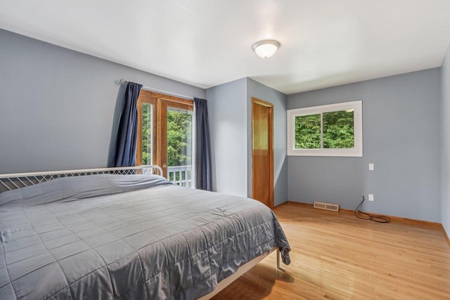 S83W27815 Beaver Trl, Mukwonago, WI 53149 - bedroom with multiple windows, wood finished floors, and a closet