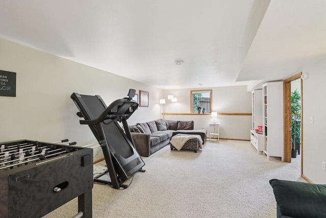 3176 Weybridge Dr, Sun Prairie, WI 53590 - exercise room with carpet flooring and baseboards