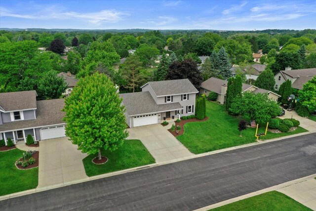 W163N10515 Ridgeview Ln, Germantown, WI 53022 - aerial perspective of suburban area