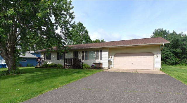 608 3rd St, Cameron, WI 54822 - single story home with driveway, a garage, and a front lawn